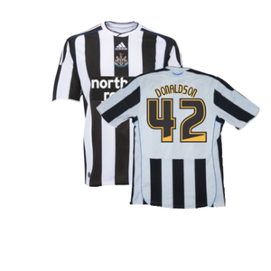 Newcastle United 2009-10 Home Shirt (S) (Excellent) (Donaldson 42)_0