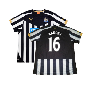 Newcastle United 2014-15 Home Shirt (L) (Good) (Aarons 16)_0