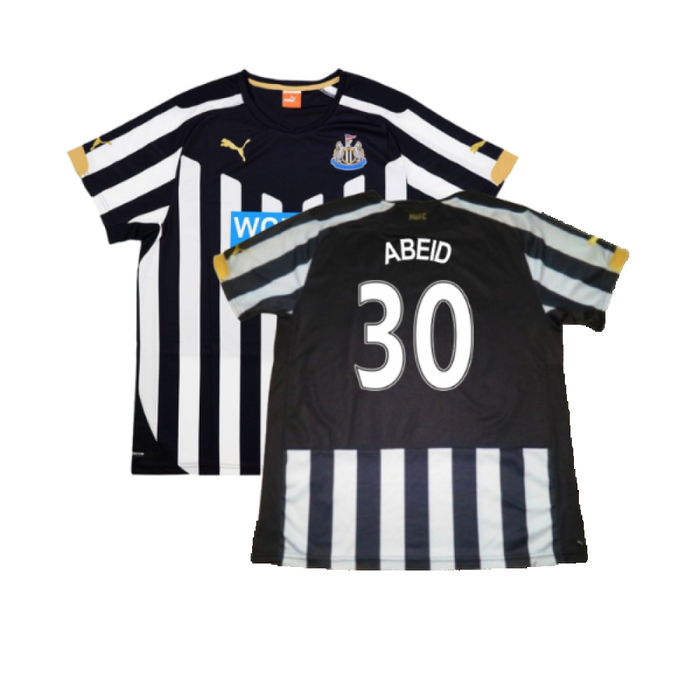 Newcastle United 2014-15 Home Shirt (L) (Good) (Abeid 30)