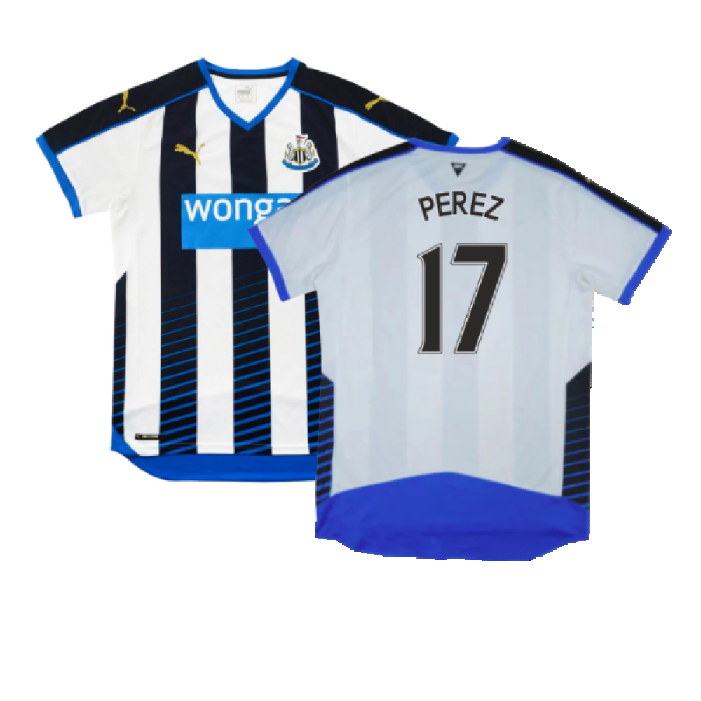 Newcastle United 2015-16 Home Shirt (XL) (BNWT) (Perez 17)_0