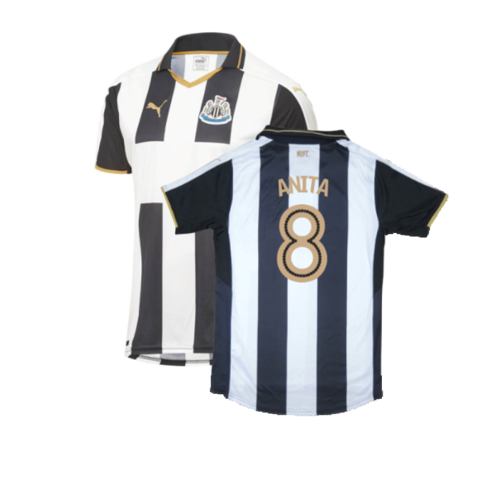 Newcastle United 2016-17 Sponsorless Home Shirt (M) (Excellent) (Anita 8)