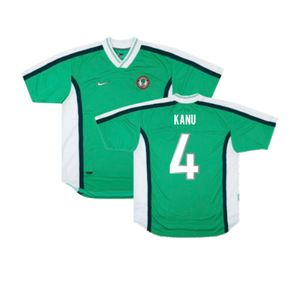 Nigeria 1998-1999 Home Shirt (Excellent) (Kanu 4)_0