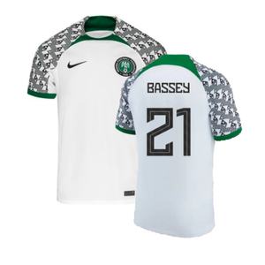 Nigeria 2021-2023 Away Shirt (S) (Excellent) (Bassey 21)_0