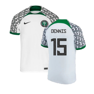 Nigeria 2021-2023 Away Shirt (L) (DENNIS 15) (Excellent)_0