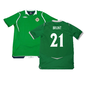 Northern Ireland 2008-09 Home Shirt (L) (Very Good) (Brunt 21)_0