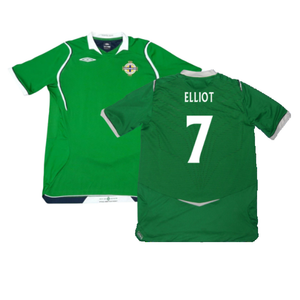 Northern Ireland 2008-09 Home Shirt (L) (Very Good) (Elliot 7)_0