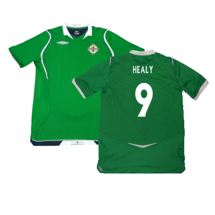 Northern Ireland 2008-09 Home Shirt (L) (Very Good) (Healy 9)