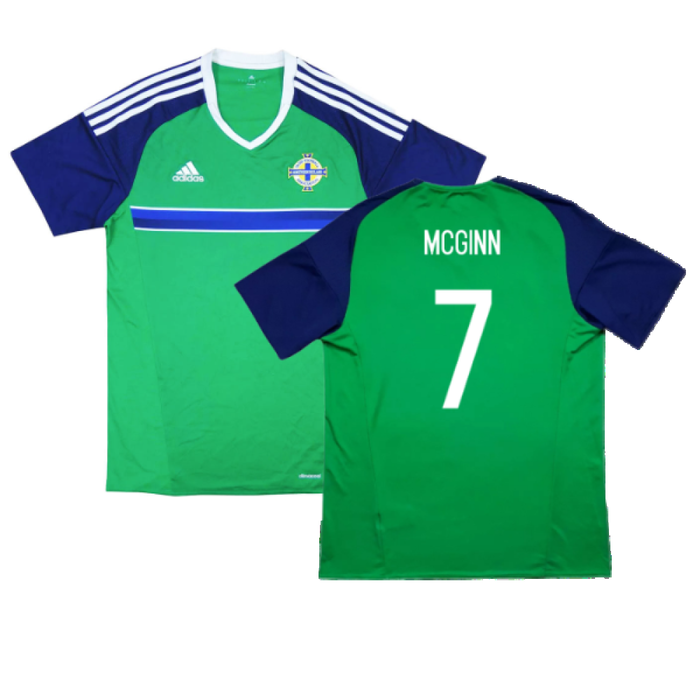 Northern Ireland 2016-17 Home Shirt (S) (Excellent) (McGinn 7)