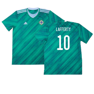 Northern Ireland 2020-2021 Home Shirt (L) (Mint) (LAFFERTY 10)_0