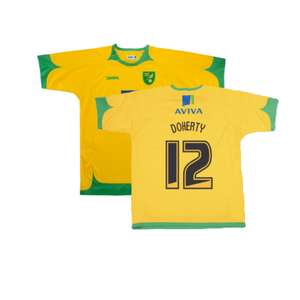 Norwich 2008-2010 Home Shirt (Good) (Doherty 12)_0