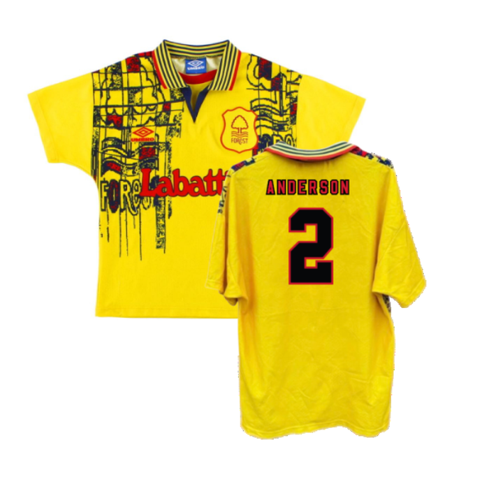 Nottingham Forest 1995-97 Away Shirt (XXL) (Excellent) (Anderson 2)