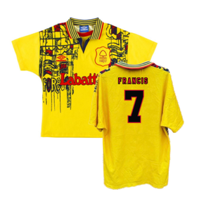 Nottingham Forest 1995-97 Away Shirt (XXL) (Excellent) (Francis 7)_0