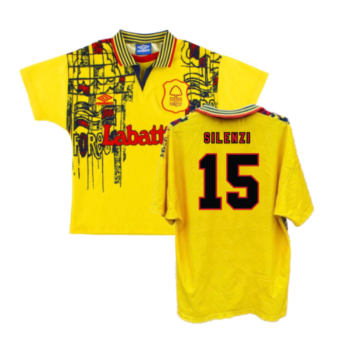 Nottingham Forest 1995-97 Away Shirt (XXL) (Excellent) (Silenzi 15)