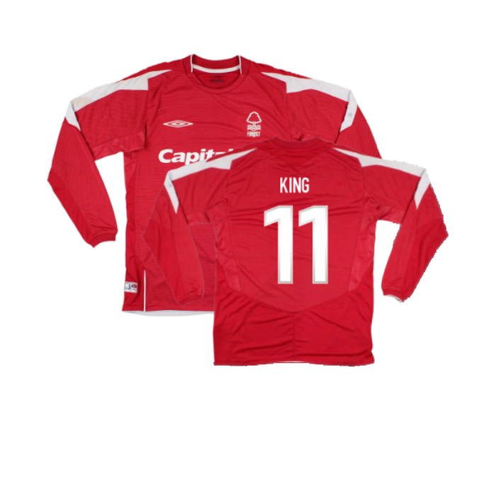 Nottingham Forest 2004-05 Long Sleeve Home Shirt (S) (Excellent) (King 11)