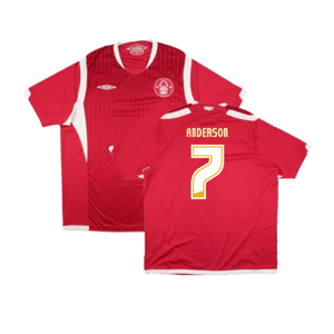 Nottingham Forest 2009-10 Home Shirt (XL) (Good) (ANDERSON 7)_0