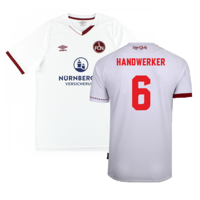 Nurnberg 2020-21 Away Shirt (XL) (Excellent) (Handwerker 6)