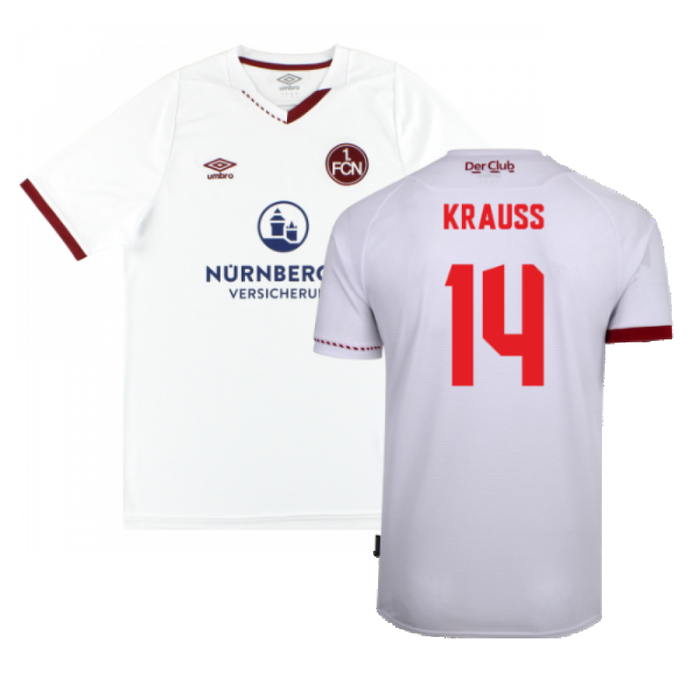 Nurnberg 2020-21 Away Shirt (L) (Mint) (Krauss 14)