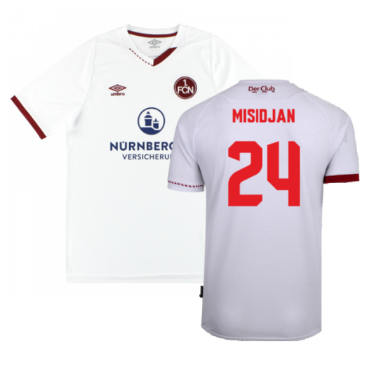 Nurnberg 2020-21 Away Shirt (XL) (Mint) (Misidjan 24)_0