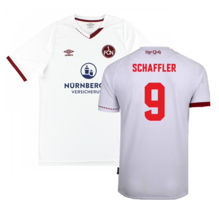 Nurnberg 2020-21 Away Shirt (XL) (Mint) (Schaffler 9)