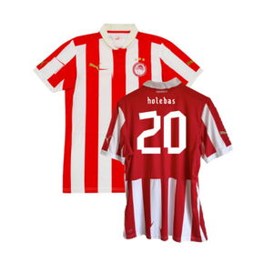 Olympiacos 2012-13 Home Shirt (Excellent) (Holebas 20)_0