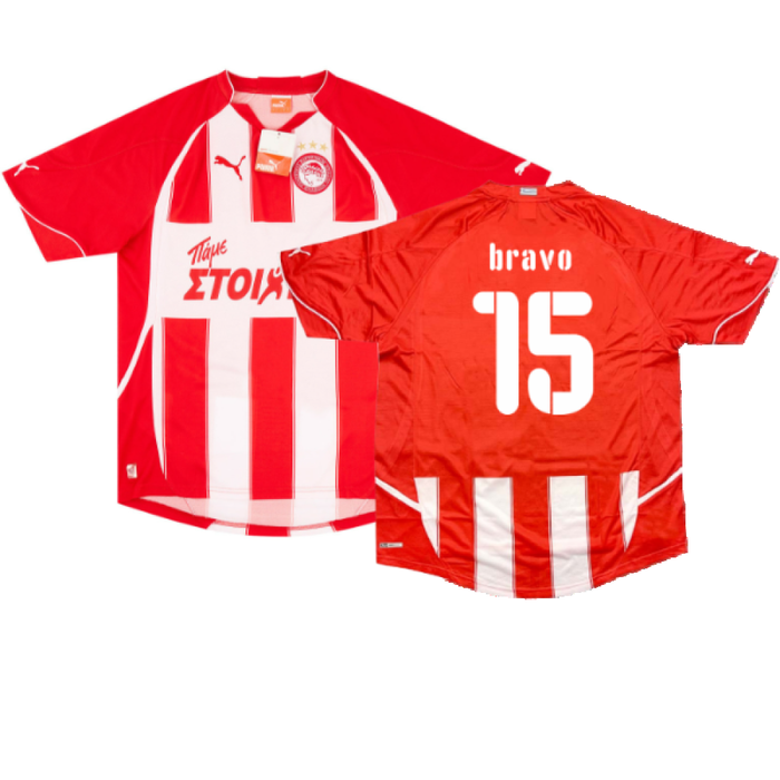 Olympiakos 2010-11 Home Shirt (M) (Good) (Bravo 15)