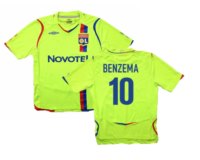Olympique Lyon 2008-09 Third Shirt (S) (Benzema 10) (Fair)
