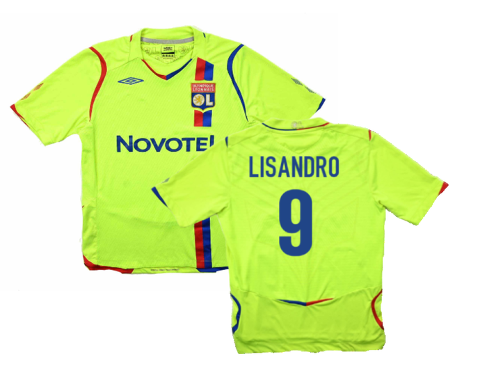 Olympique Lyon 2008-09 Third Shirt (S) (Lisandro 9) (Fair 