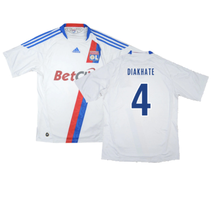 Olympique Lyon 2010-11 Home Shirt (Good) (Diakhate 4)