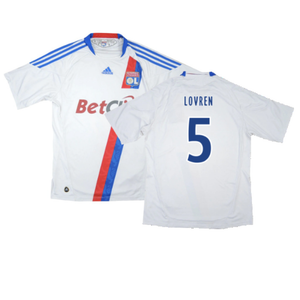 Olympique Lyon 2010-11 Home Shirt (Good) (Lovren 5)_0