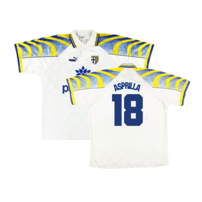 Parma 1995-97 Home Shirt (Very Good) (Asprilla 18)