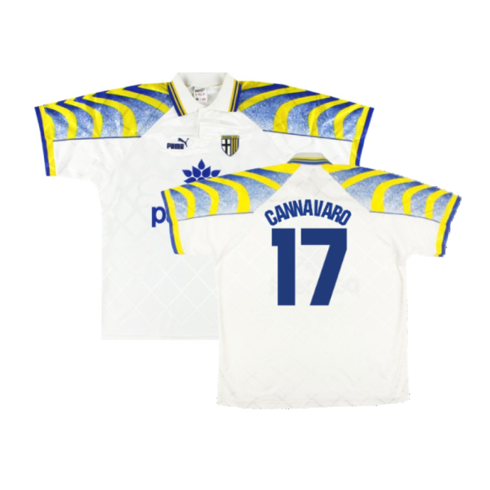 Parma 1995-97 Home Shirt (Very Good) (Cannavaro 17)