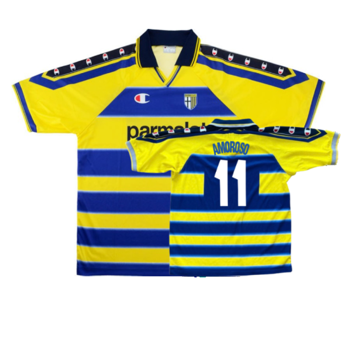 Parma 1999-2000 Home Shirt (S) (Good) (Amoroso 11)