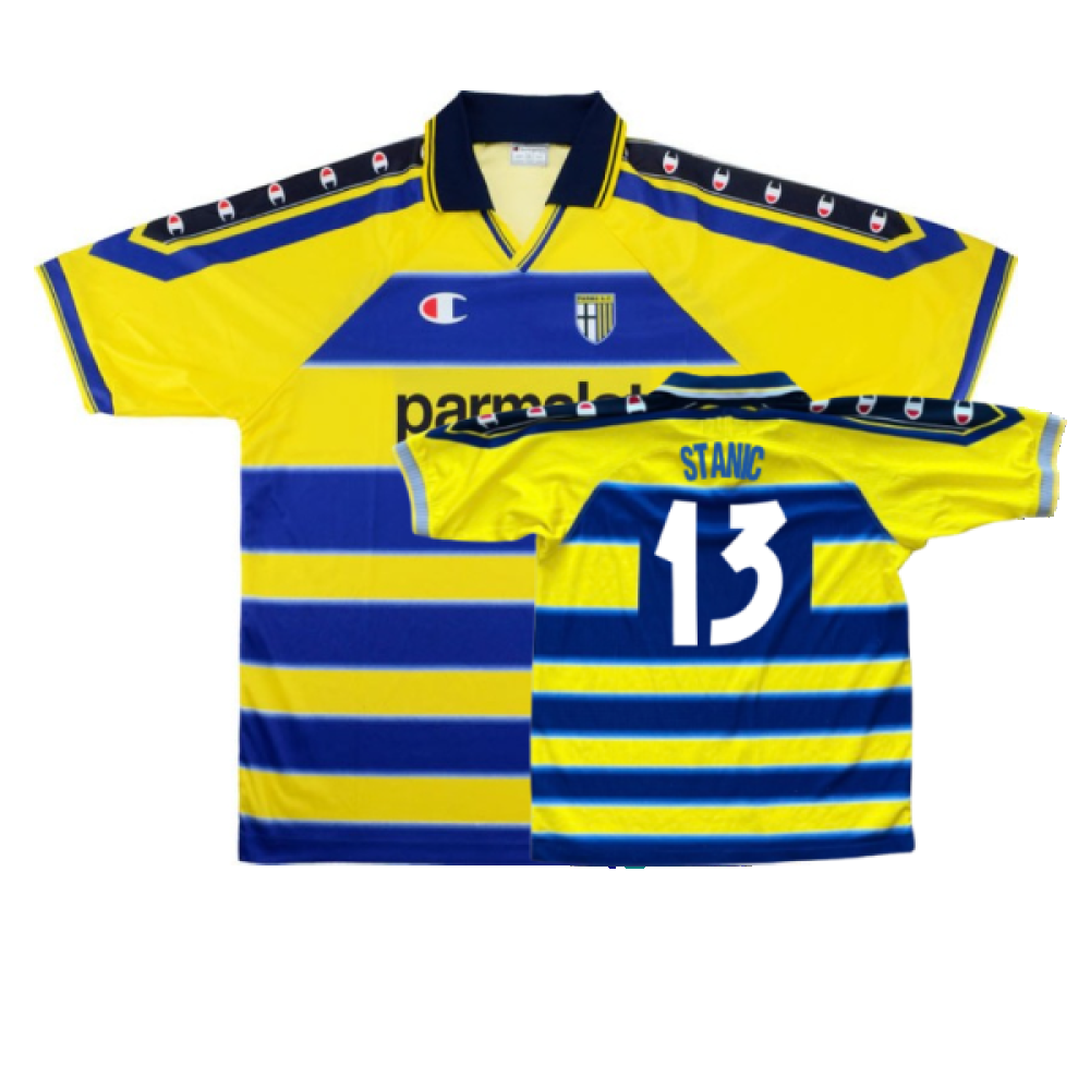 Parma 1999-2000 Home Shirt (S) (Good) (Stanic 13) – Classic