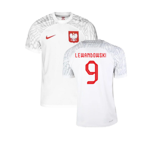 Poland 2022-23 Home Shirt (XLB (7-8y)) (Excellent) (Lewandowski 9)_0