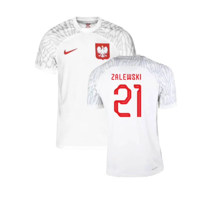 Poland 2022-23 Home Shirt (XLB (7-8y)) (Excellent) (Zalewski 21)