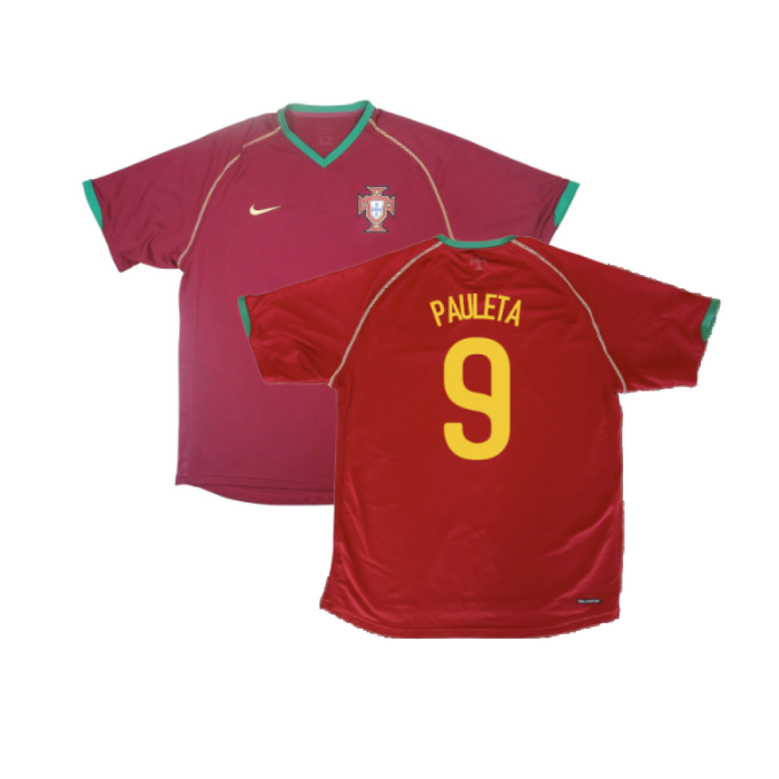 Portugal 2006-08 Home Shirt (XL) (Excellent) (PAULETA 9)