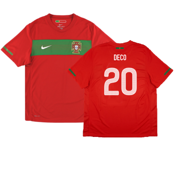 Portugal 2010-11 Home Shirt (XL) (Excellent) (Deco 20)