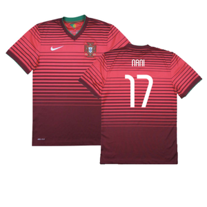 Portugal 2014-15 Home Shirt (XL) (Good) (Nani 17)_0