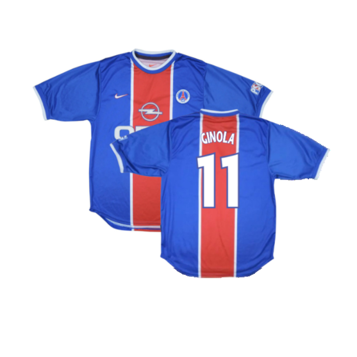 PSG 1999-00 Home Shirt (Good) (Ginola 11)