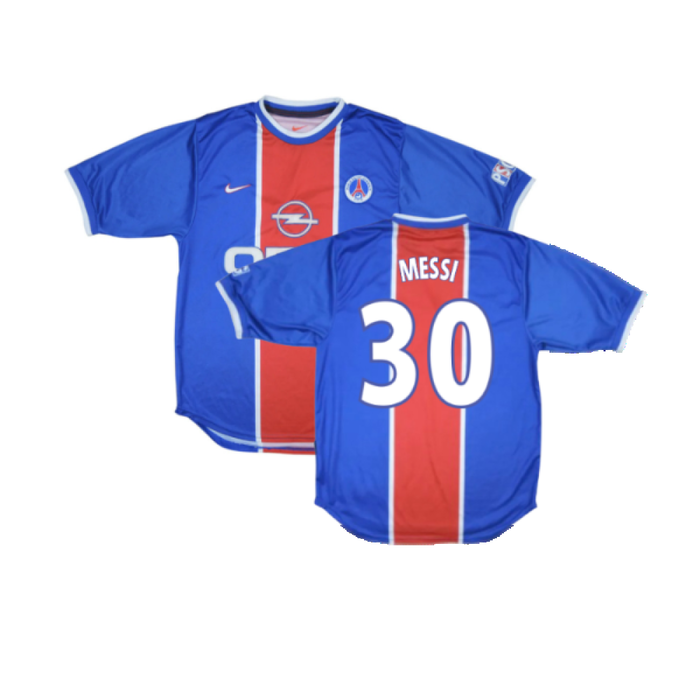 PSG 1999-00 Home Shirt (Good) (MESSI 30)