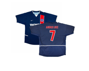 PSG 2002-03 Home Shirt (Very Good) (Andre Luiz  7)_0