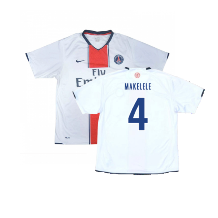 PSG 2007-08 Away Shirt (L) (Fair) (Makelele 4)