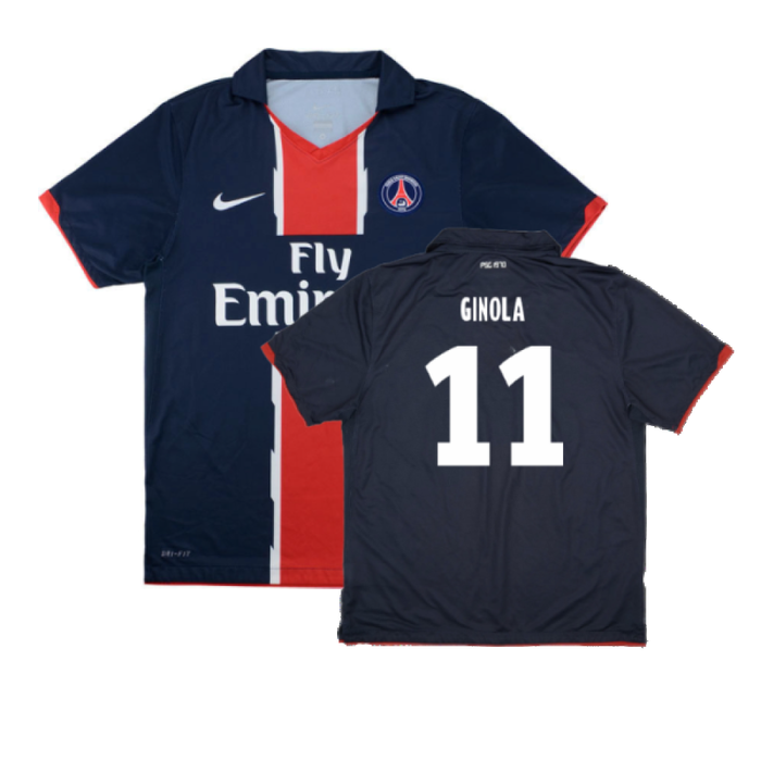 PSG 2010-11 Away Shirt (XL) (Good) (Ginola 11)