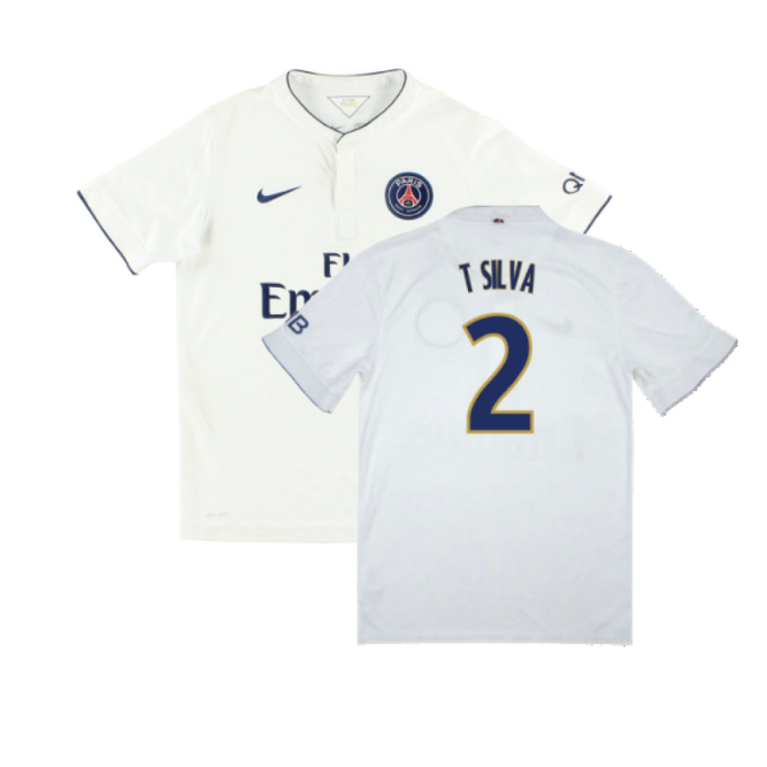 PSG 2014-15 Away Shirt (Excellent) (T Silva 2)