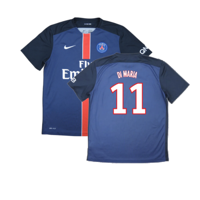 PSG 2015-16 Home Shirt (XL) (Mint) (Di Maria 11)