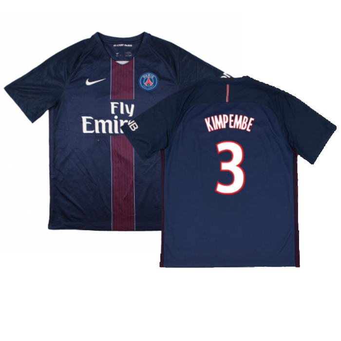 PSG 2016-17 Home Shirt (M) (Good) (Kimpembe 3)