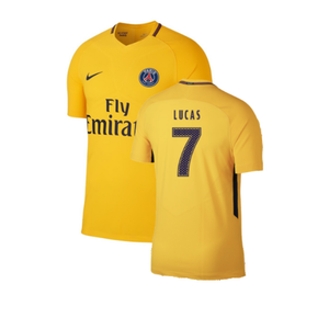 PSG 2017-18 Away Shirt (S) (Fair) (Lucas 7)_0