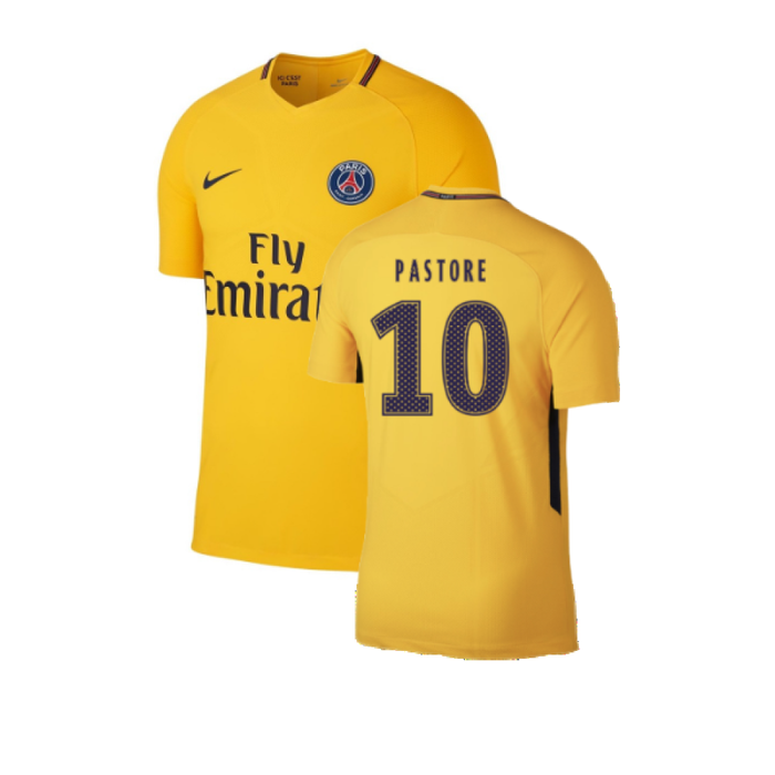 PSG 2017-18 Away Shirt (S) (Fair) (Pastore 10)