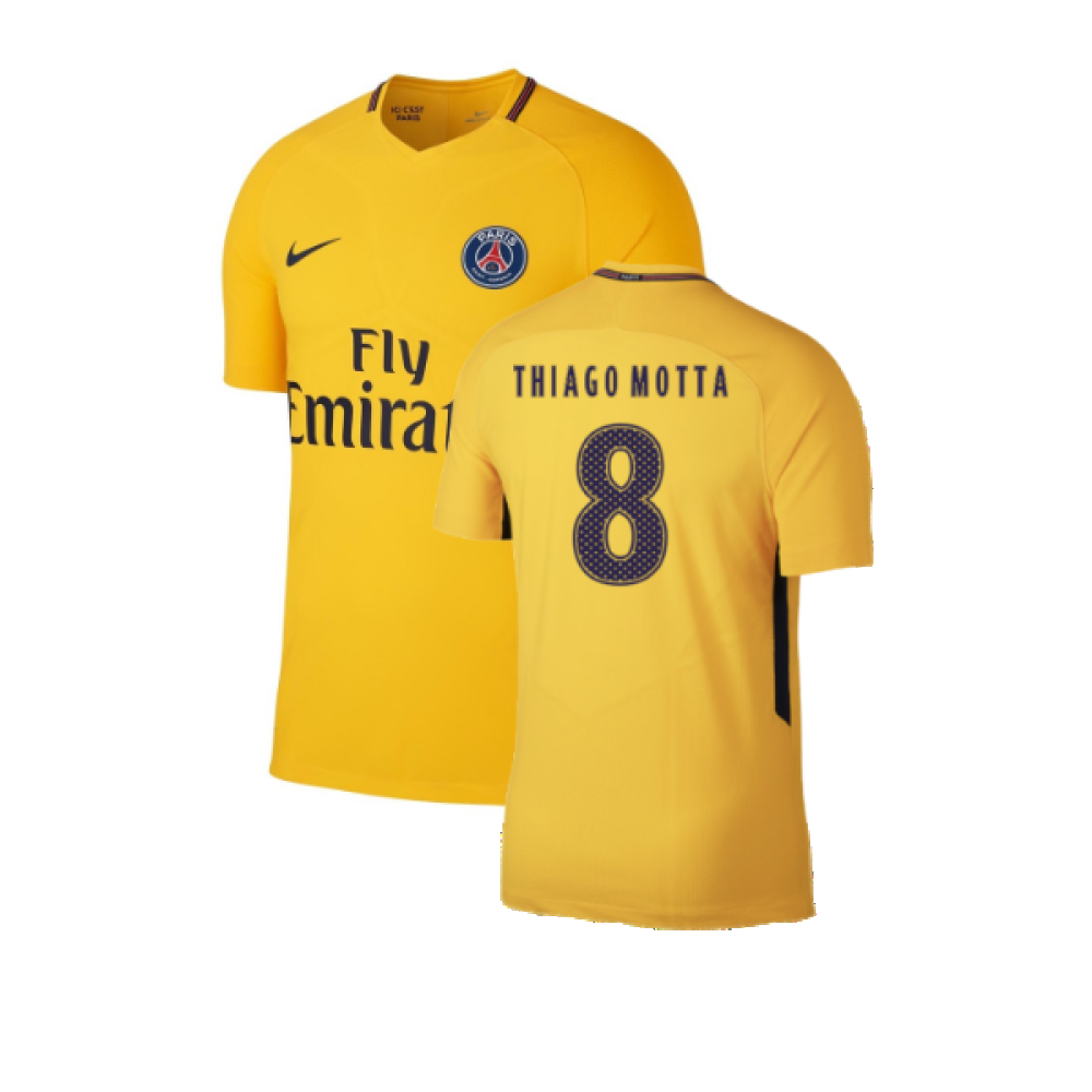 PSG 2017-18 Away Shirt (S) (Fair) (Thiago Motta 8) – Classic