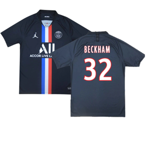 PSG 2019-20 Fourth Shirt (S) (BECKHAM 32) (BNWT)_0